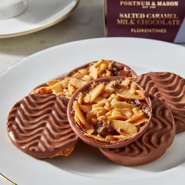 Salted Caramel Milk Chocolate Florentines, 150g