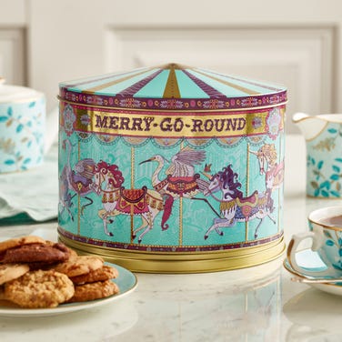 Merry Go Round Musical Biscuit Tin, 500g