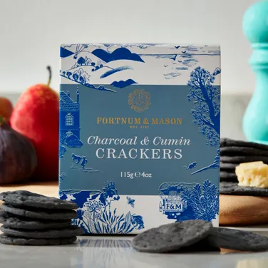 Charcoal & Cumin Crackers, 115g
