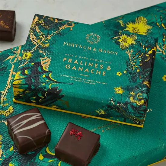 Chocolate Pralines & Ganache Selection Box, 60g product image