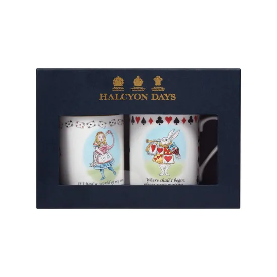 Halycon Days Alice in Wonderland Mug, Set of 2 product image
