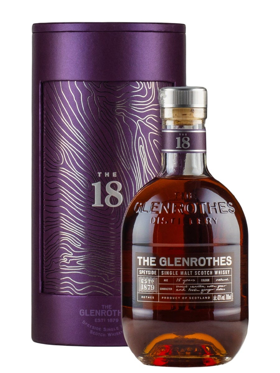 The Glenrothes 18 Year Old Whisky, 70cl product image