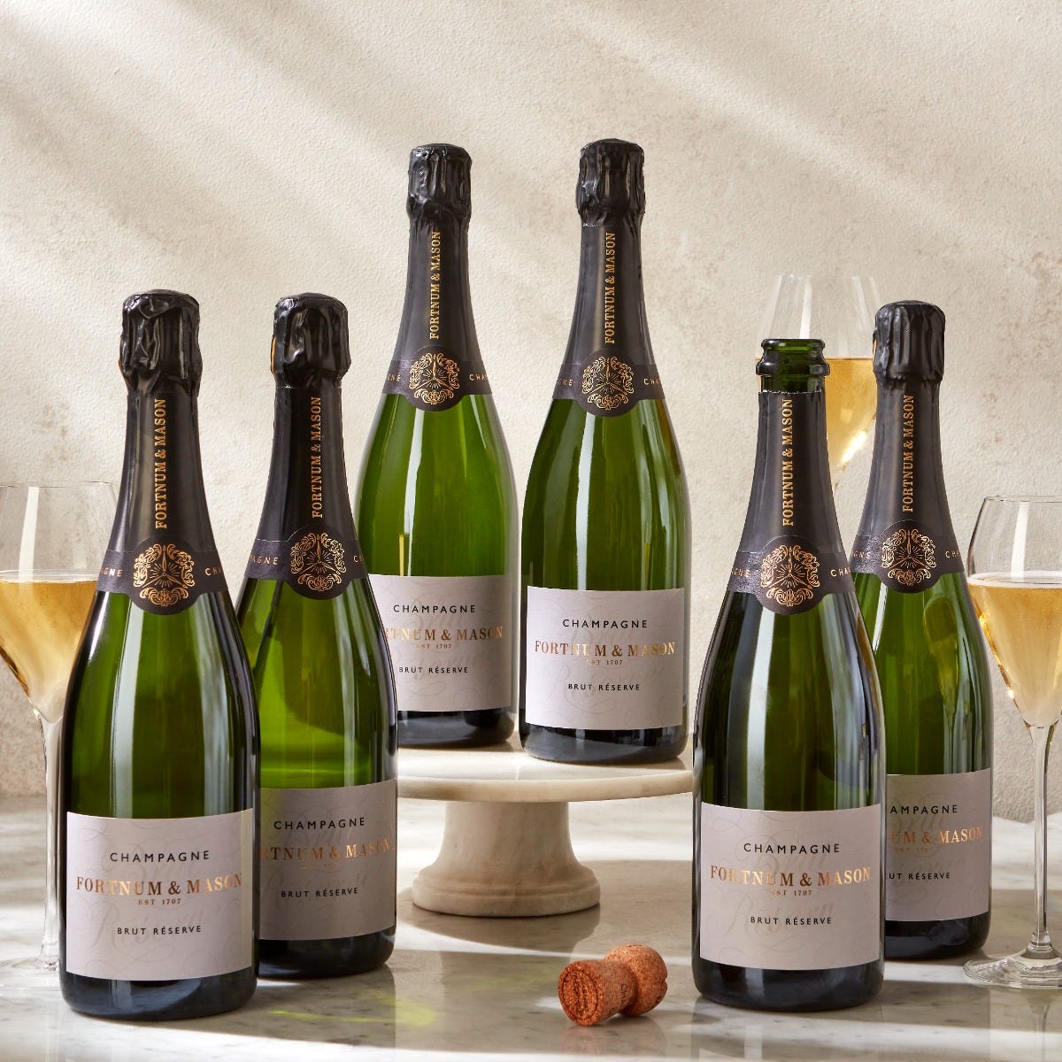 The Fortnum s Brut Reserve Champagne Case 6 Bottles