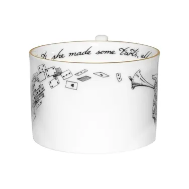 Rory Dobner Alice In Wonderland White Rabbit Cards Teacup & Saucer