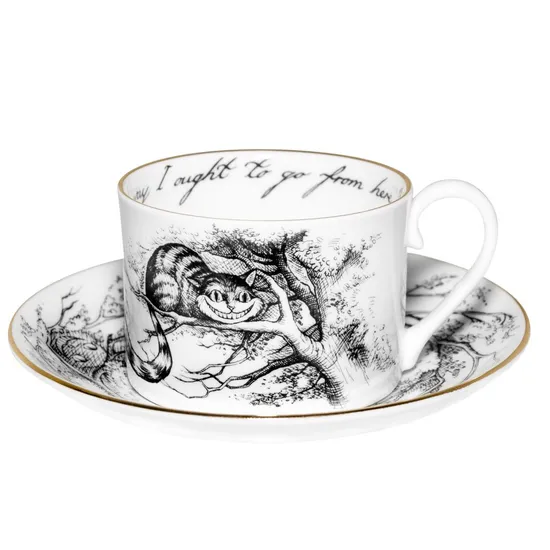 Rory Dobner Alice In Wonderland Cheshire Cat Teacup & Saucer product image