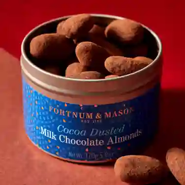 Cocoa Dusted Milk Chocolate Almonds, 170g