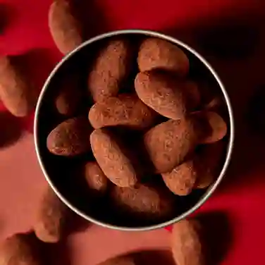 Cocoa Dusted Milk Chocolate Almonds, 170g