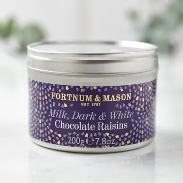 Milk, Dark & White Chocolate Raisins, 200g