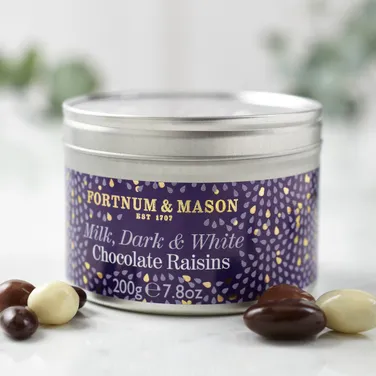 Milk, Dark & White Chocolate Raisins, 200g