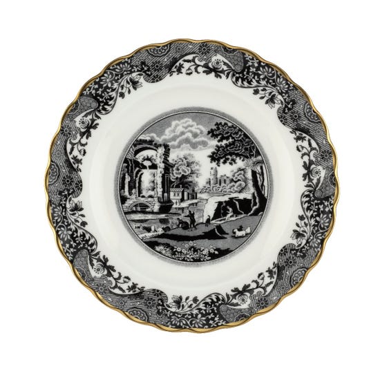 Spode 1770 Italian Plate, Black product image