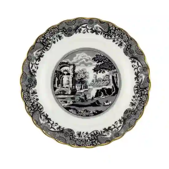 Spode 1770 Italian Plate, Black product image