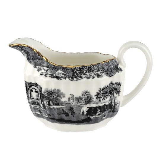 Spode 1770 Italian Cream Jug, Black product image