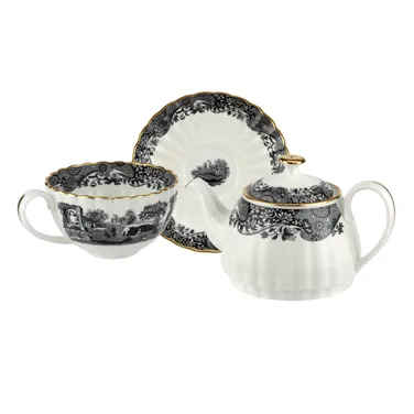 Spode 1770 Italian Tea for One, Black