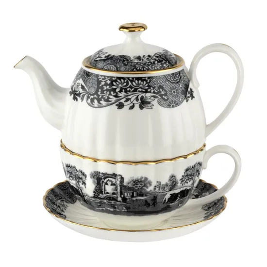 Spode 1770 Italian Tea for One, Black product image