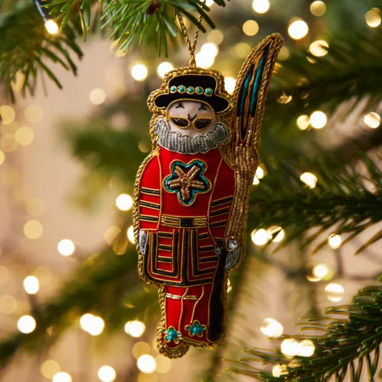 Fortnum's Beefeater Fork Embroidered Decoration product image