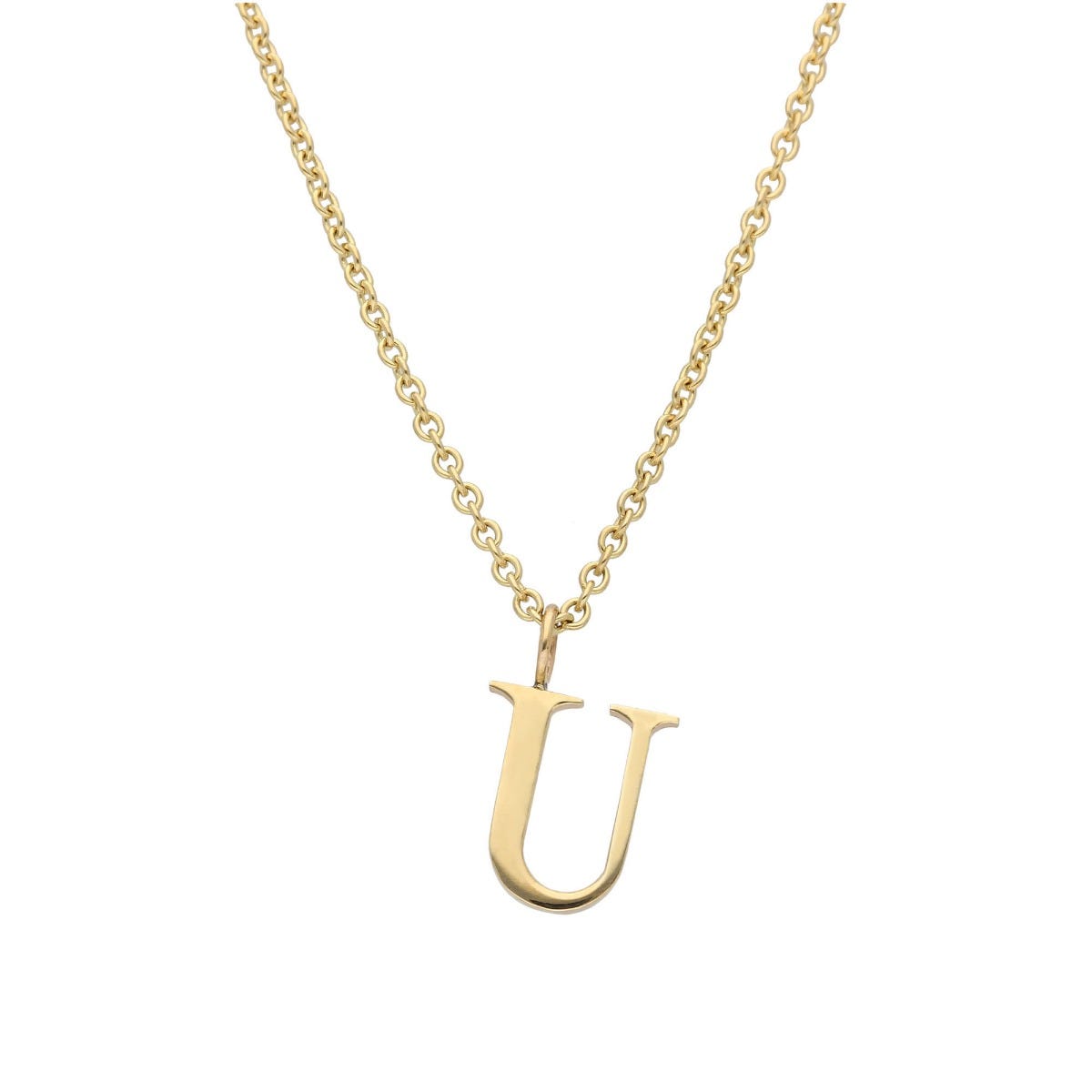 U 2024 initial necklace