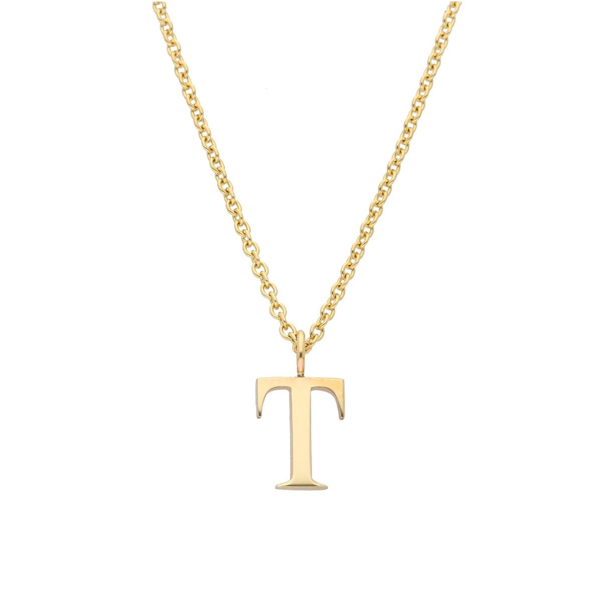 Letter t new arrivals gold necklace