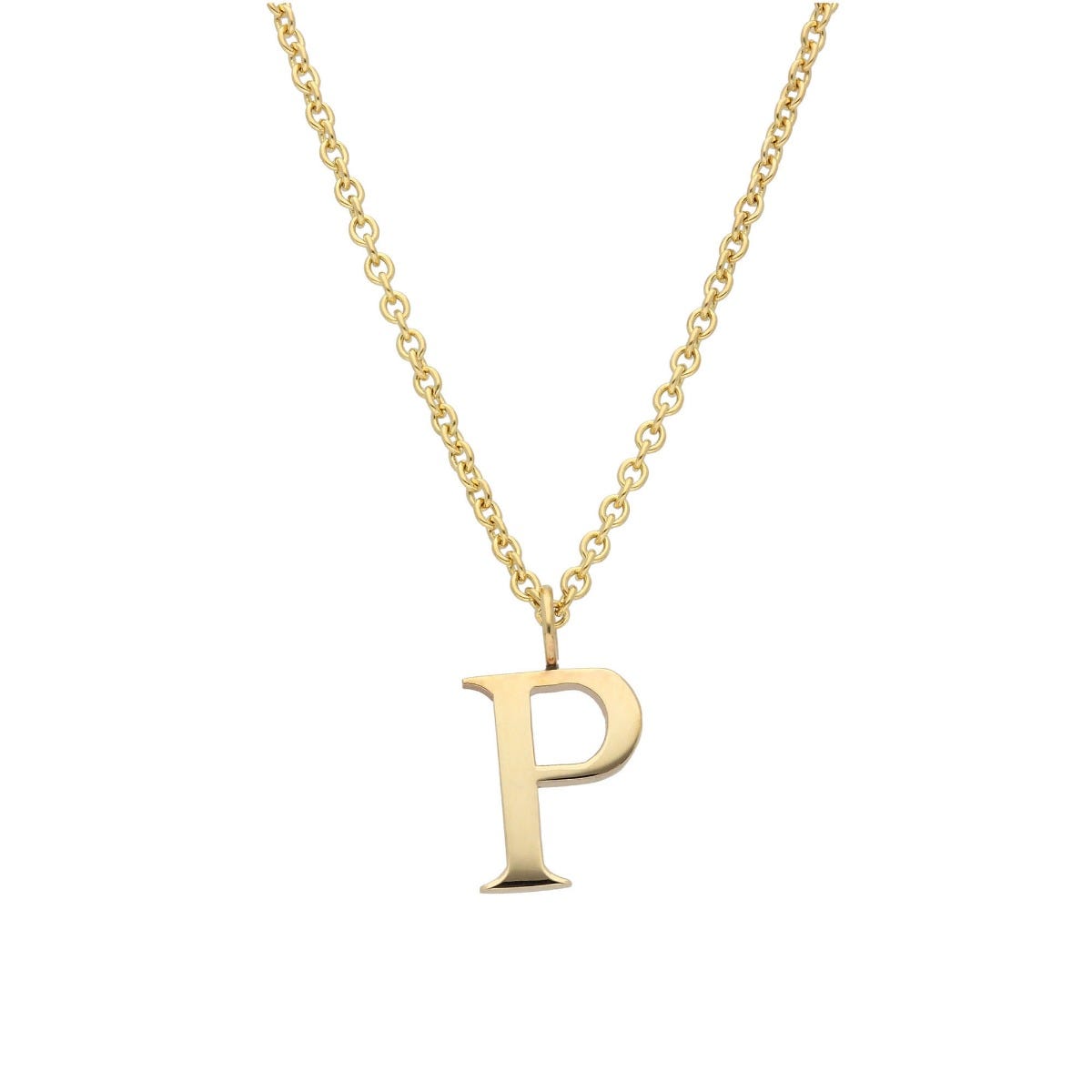 Fortnum Mason X EC One 9ct Gold Initial Necklace P
