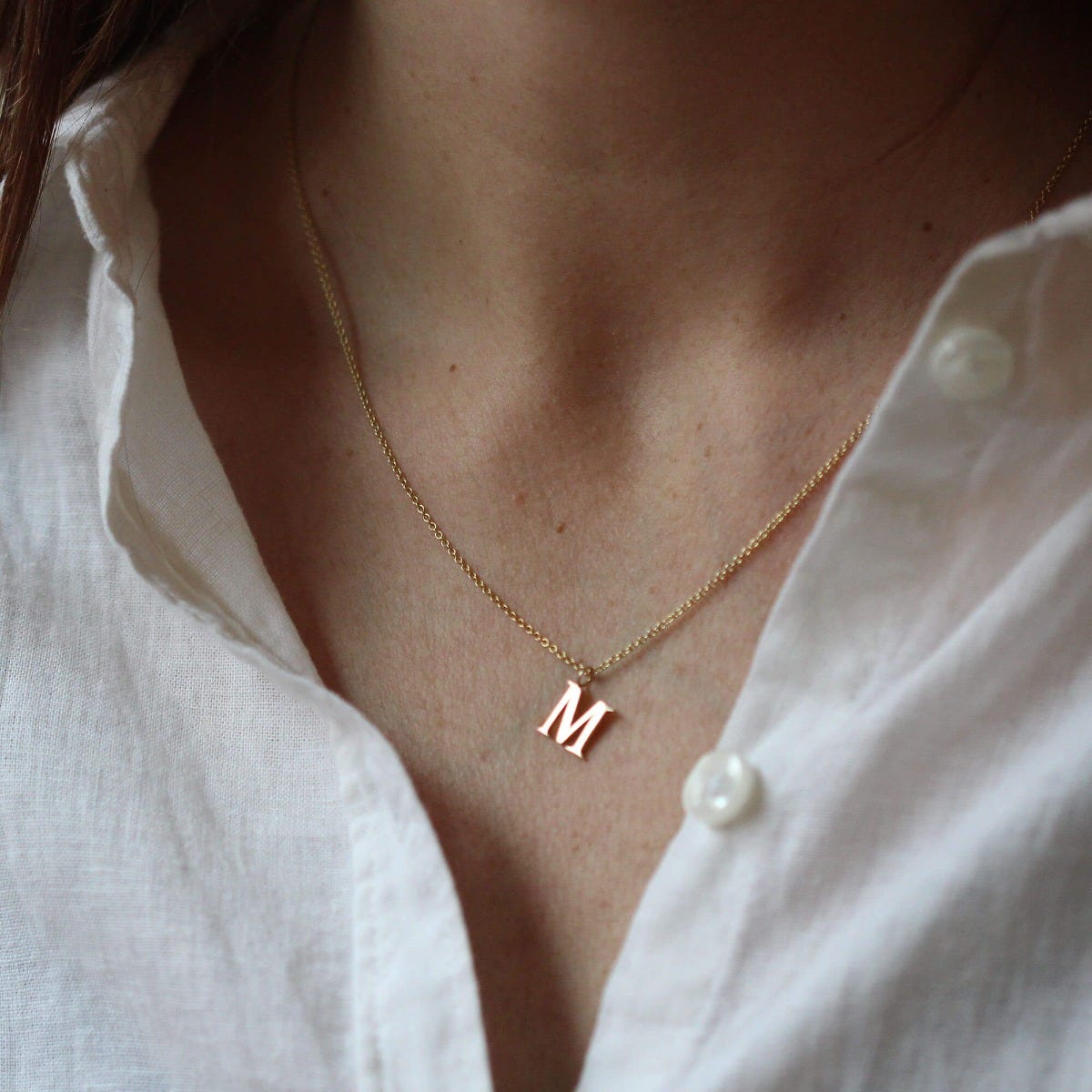Small m necklace 2025