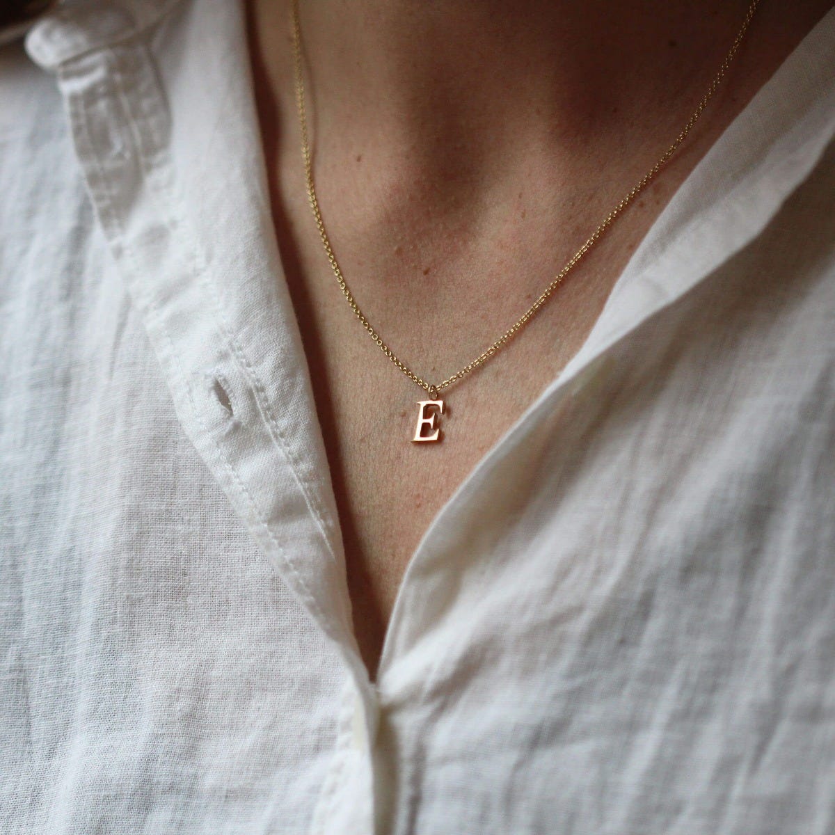 Small e clearance necklace