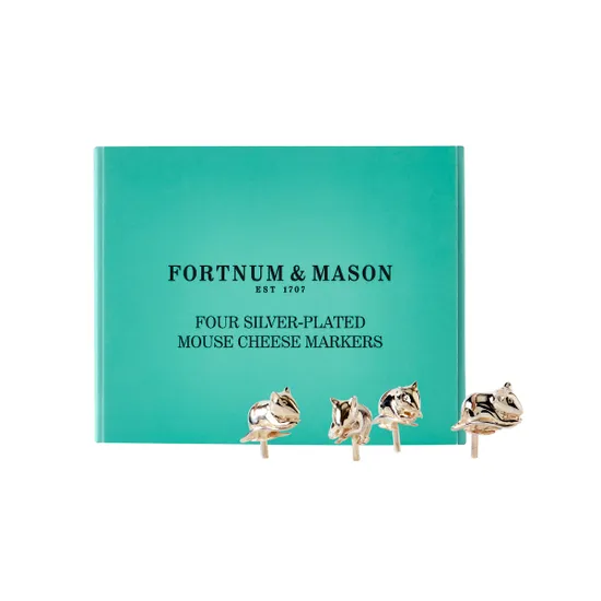 Fortnum's Silver-Plated Mice Cheese Markers, Set of 4 product image
