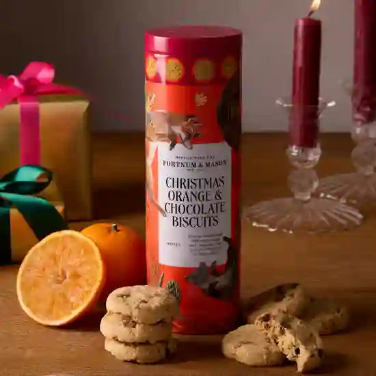 Christmas Orange & Chocolate Biscuits, 125g product image