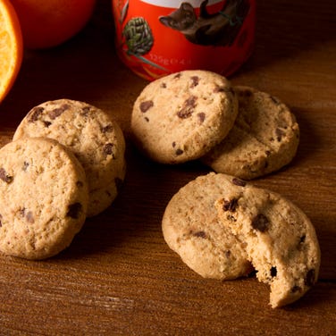 Christmas Orange & Chocolate Biscuits, 125g
