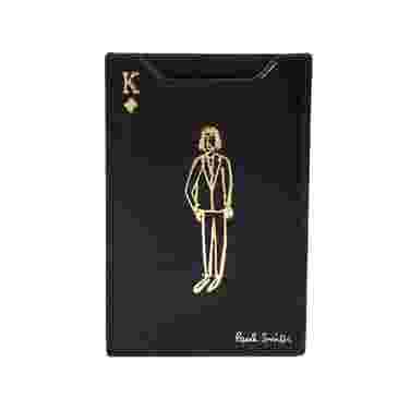 Paul Smith Men's Playing & Credit Card Holder, Black Bicycle