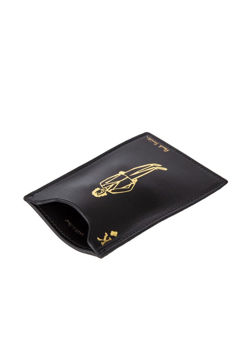 Paul Smith Men's Credit & Playing Card Holder, Black