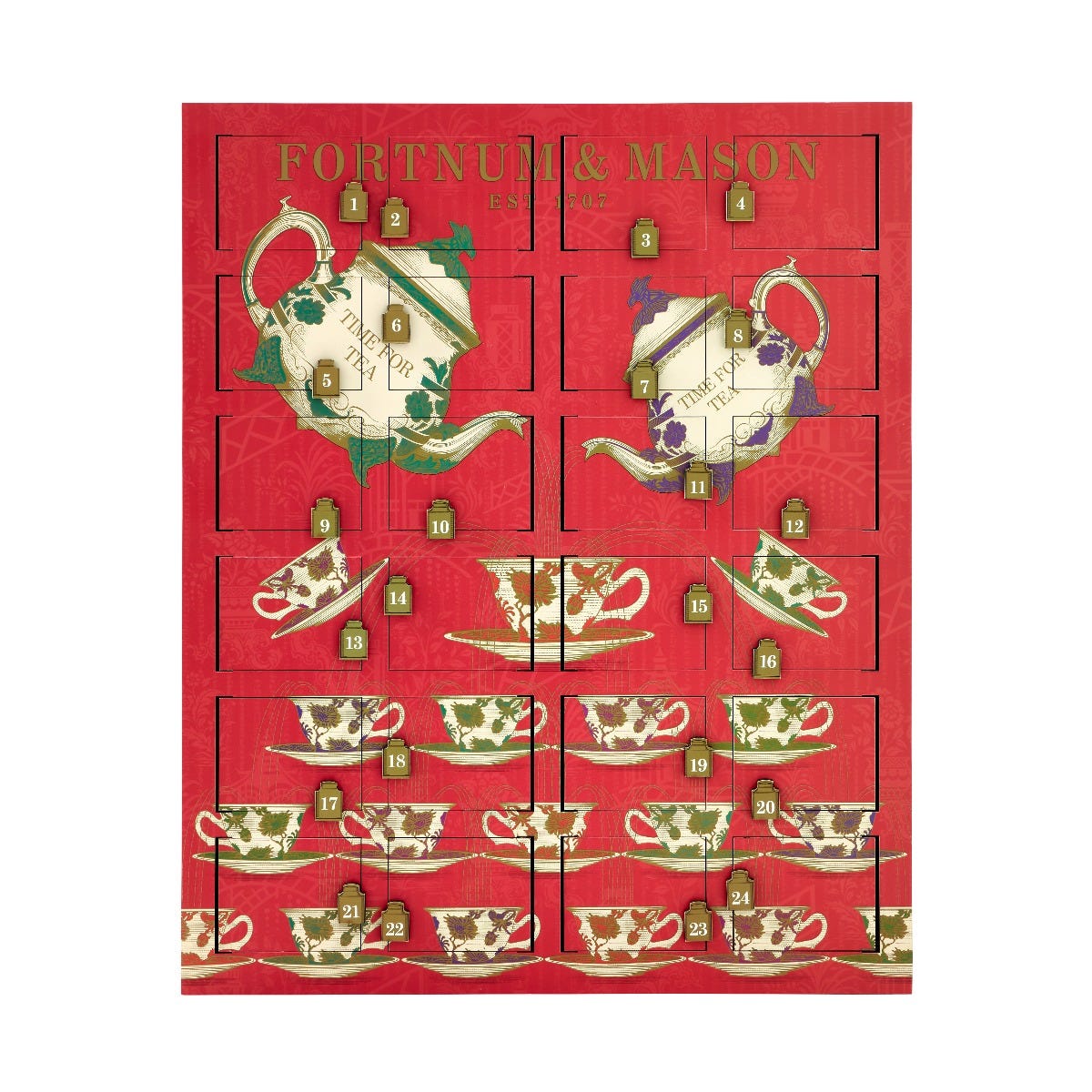 Fortnum’s Tea Filled Wooden Advent Calendar, 600g UK Store