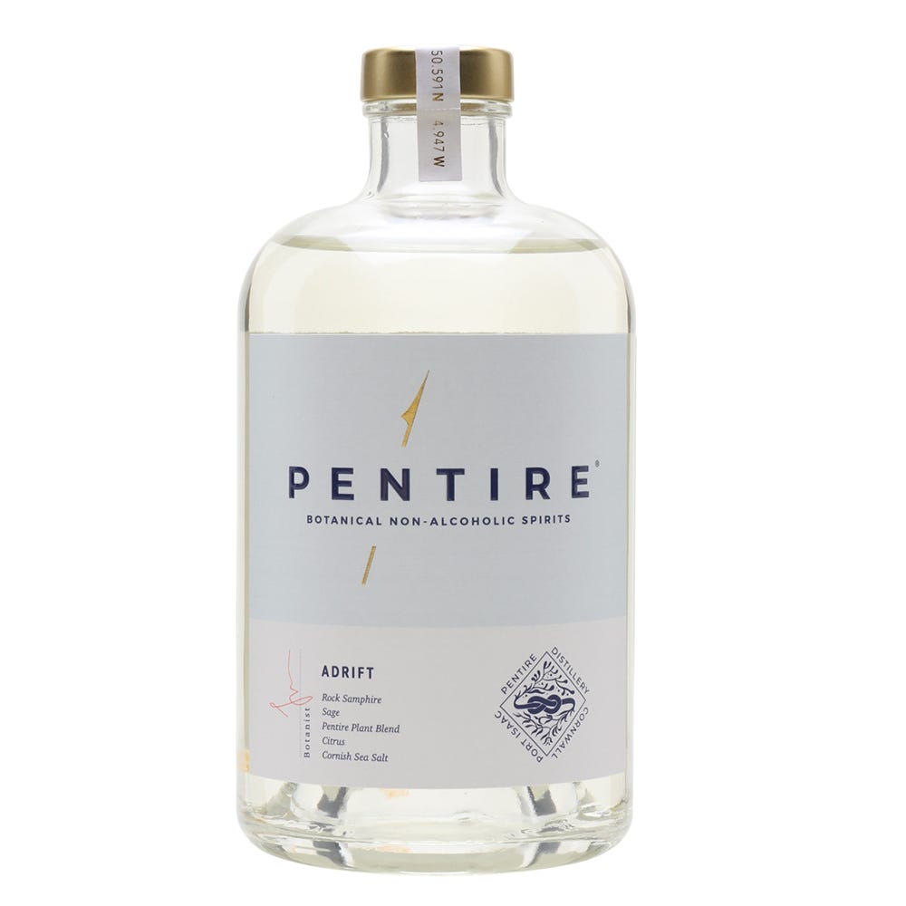 Pentire Adrift Non-Alcoholic Spirit, 0% ABV, 70cl, Fortnum & Mason