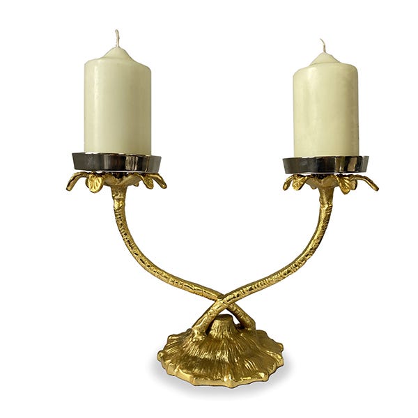 Culinary Concepts Palm Pillar Candle Holder product image