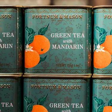 Green Tea with Mandarin, Loose Leaf Caddy, 125g