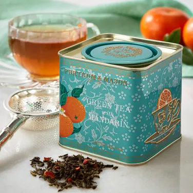 Green Tea with Mandarin, Loose Leaf Caddy, 125g