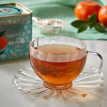 Green Tea with Mandarin, Loose Leaf Caddy, 125g