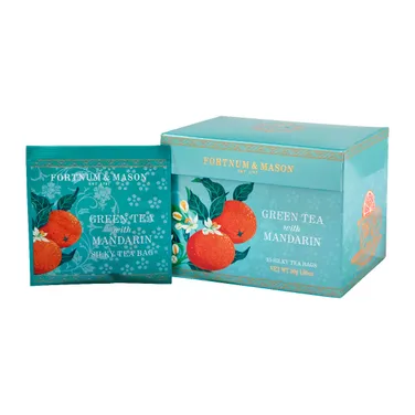 Green Tea with Mandarin, 15 Silky Tea Bags, 30g