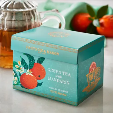 Green Tea with Mandarin, 15 Silky Tea Bags, 30g