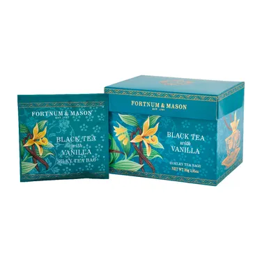 Black Tea with Vanilla, 15 Silky Tea Bags, 30g