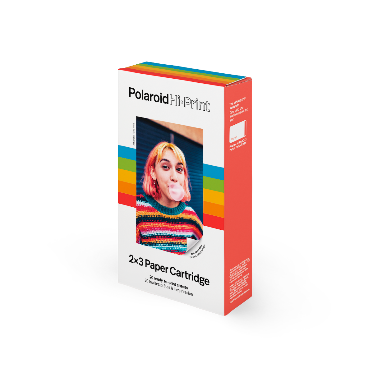 Polariod Hi-Print Photo Paper Cartridge, 20 Sheets