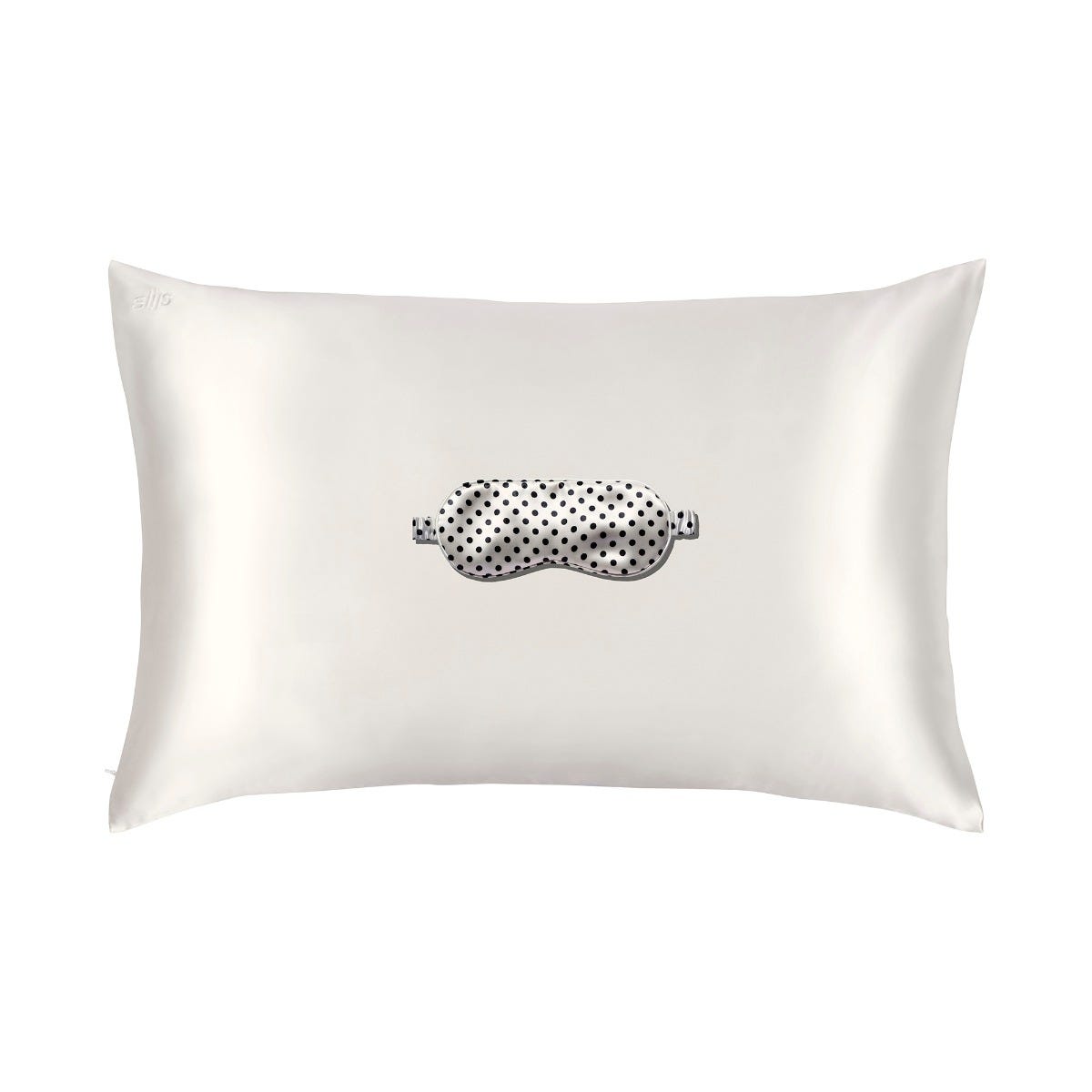 Slip Sleep Silk Collection Gift Set White Polka Dot