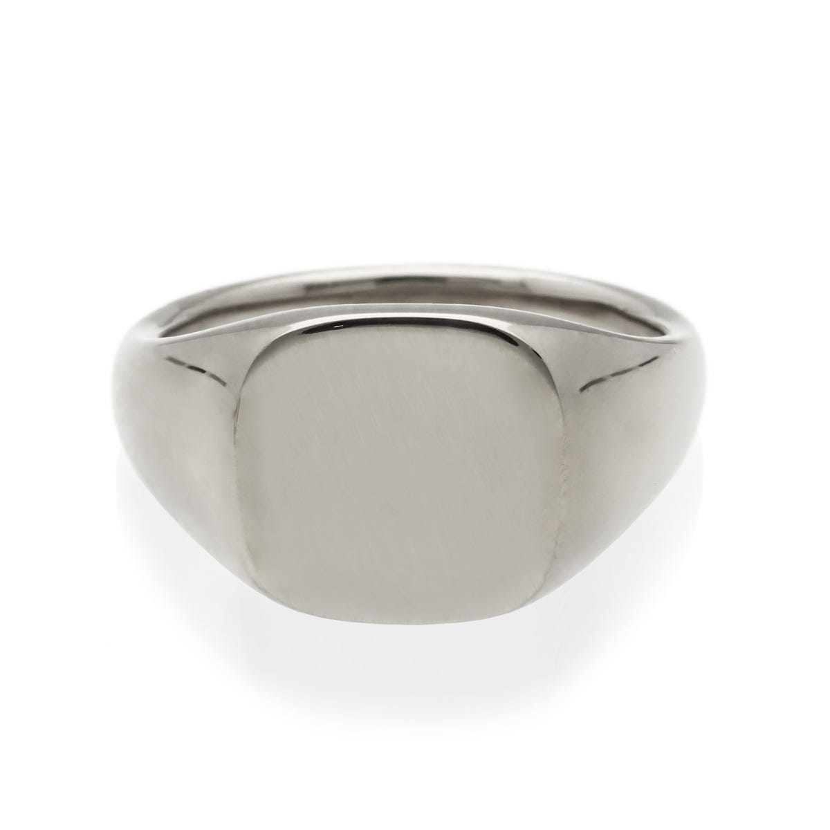 Cushion signet ring online