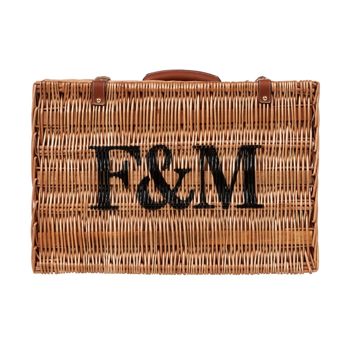 Stripe Picnic Hamper for Four, Wines, Champagne, Fortnum & Mason