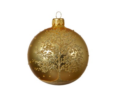 Christmas Tree Bauble, Gold