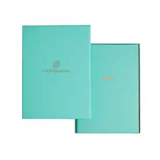 Fortnum's Leather A5 Notebook, Eau de Nil product image