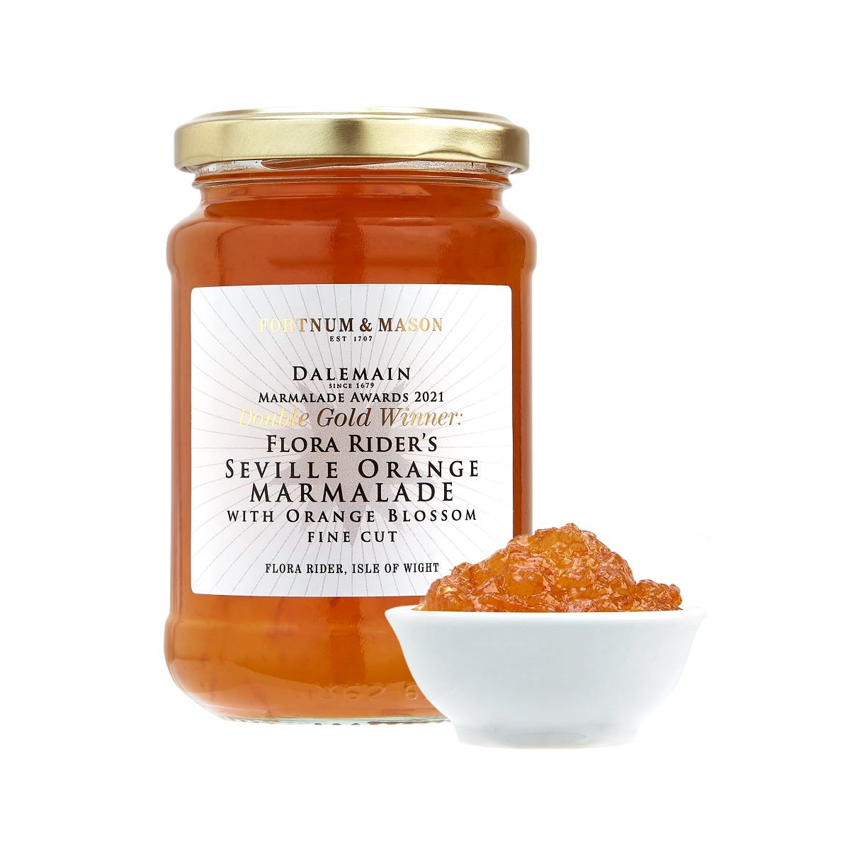 Flora Rider's Seville Orange & Orange Blossom Marmalade, Dalemain Award Winner 2021, 340g