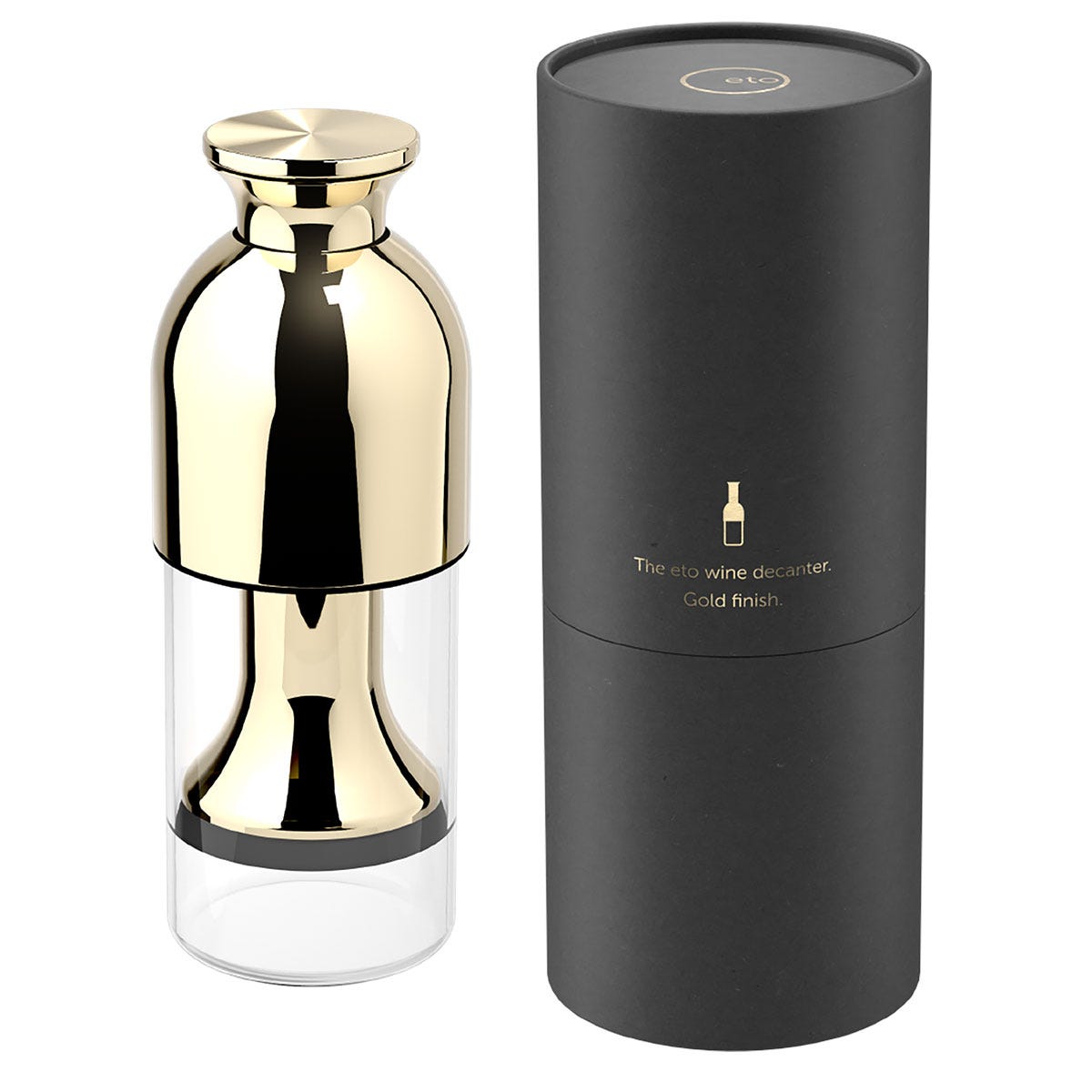 Eto Wine Decanter in Gold, Fortnum & Mason