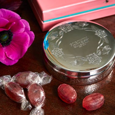 Fortnum's Coronation Rose Sweets in English Pewter Tin, 100g