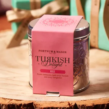 Fortnum's Rose Turkish Delight Tin, 125g