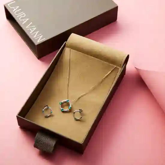 Laura Vann Luna Pendant & Earrings product image