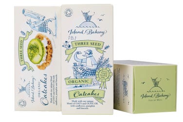 Island Bakery Three Seed Oatcakes, 135g